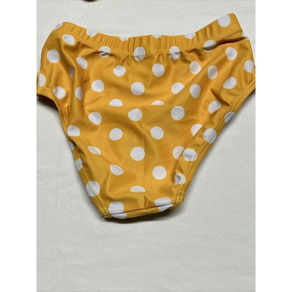 Younger Tree Size 2T-3T Yellow White Polka Dot 2 Piece Swimsuit - NWT - Picture 11 of 11